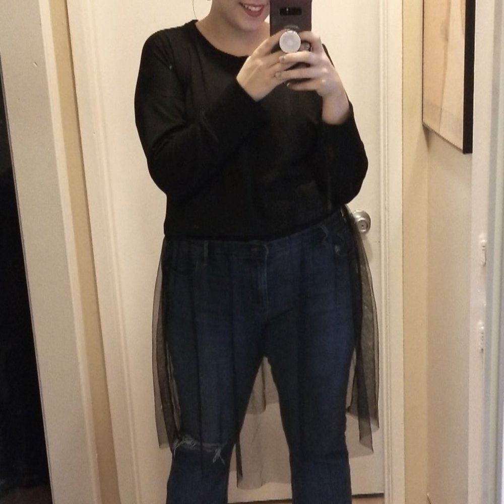 Mel rose and place XL black long sleeve